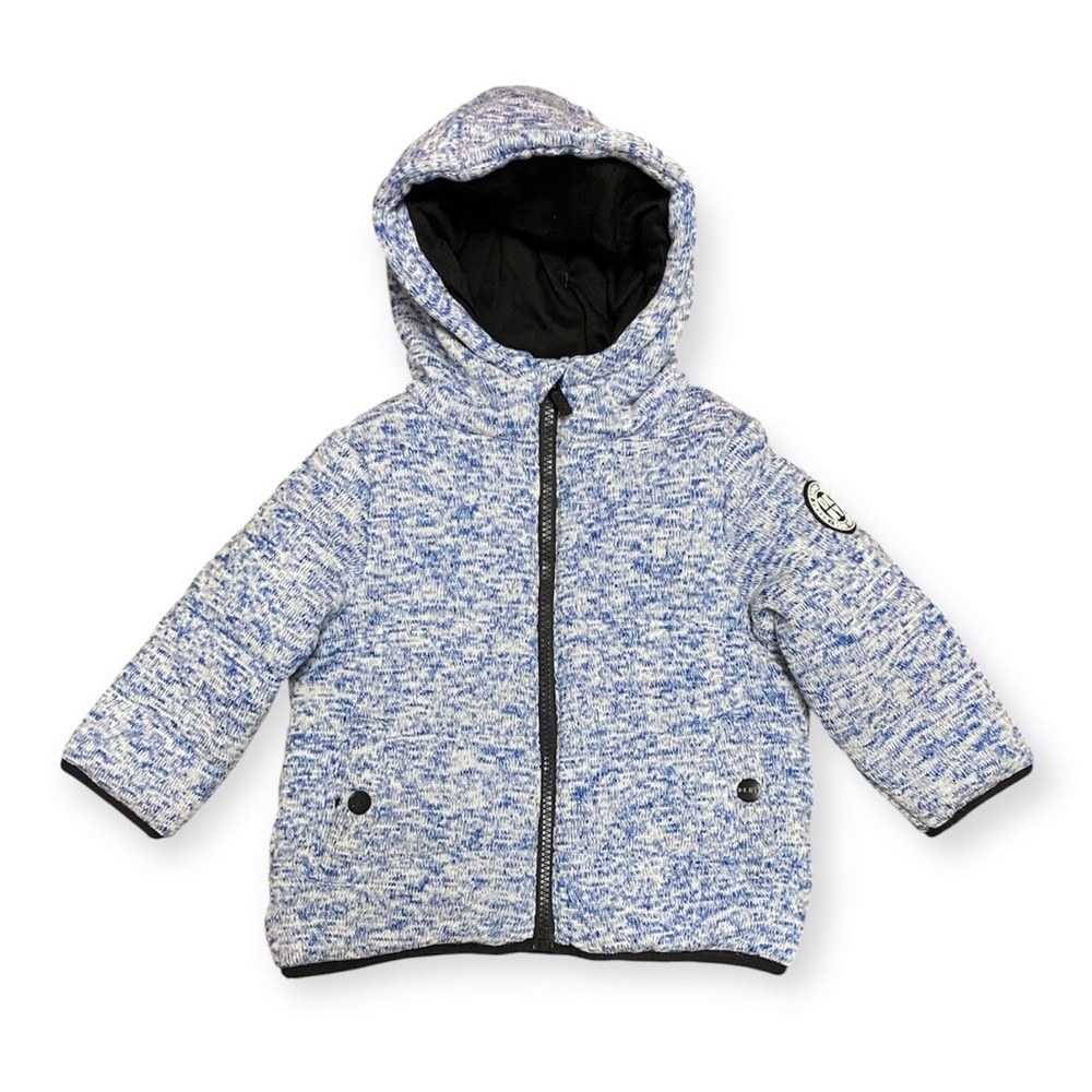 DKNY Puffer Jacket Heather Blue Baby Boy’s size 18M